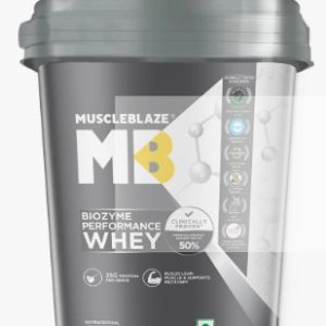 muscleblaze biozyme performance whey, 4 kg (8.8 lb), rich chocolate